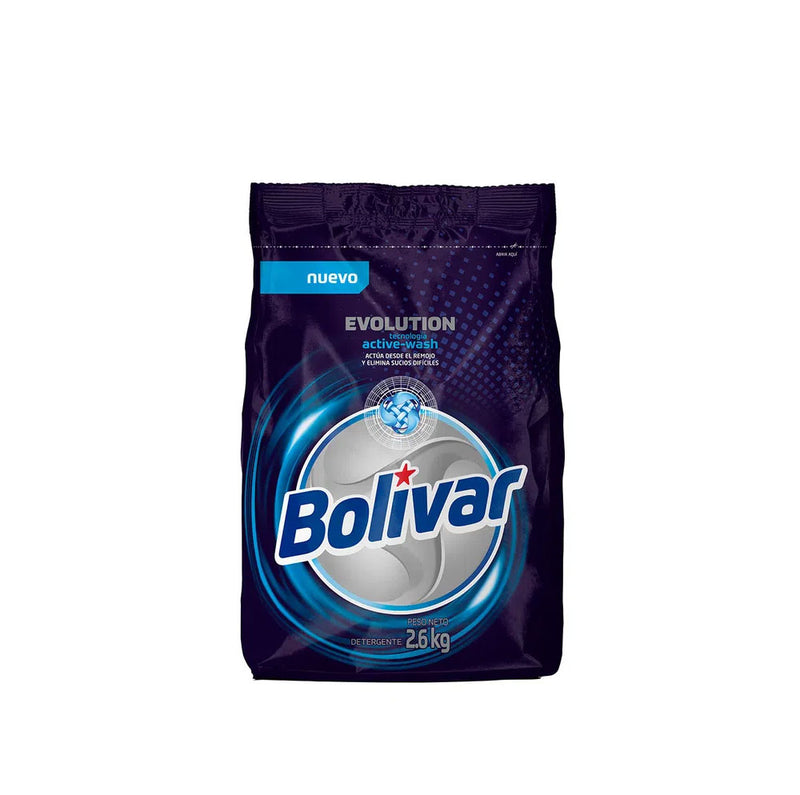 Detergente en Polvo BOLIVAR Evolution Bolsa 2.4kg