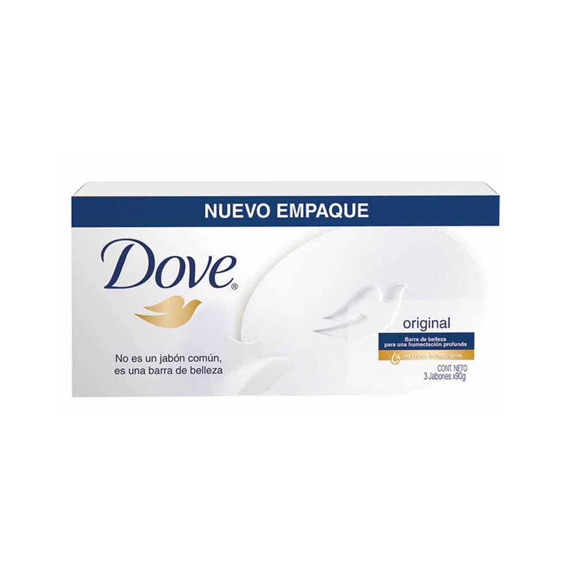 Jabón Original Dove Pack de 3 Unidades de 90 g c/u