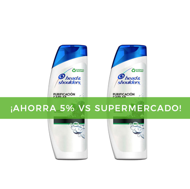 Shampoo HEAD & SHOULDERS Carbón Activado Frasco 375ml