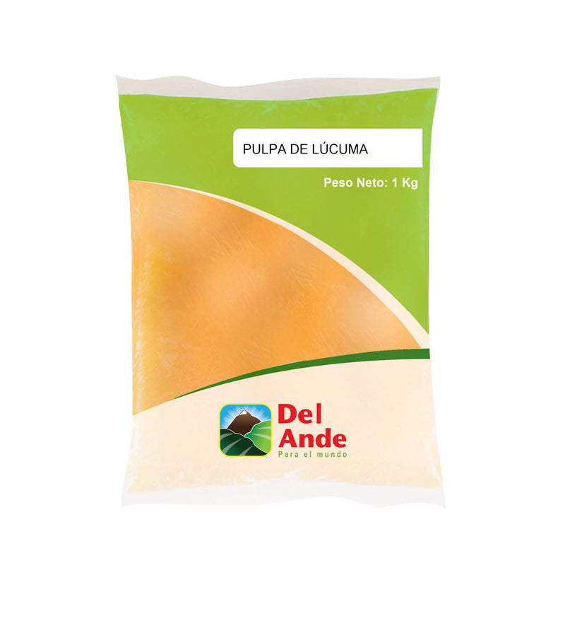 Pulpa natural de Lúcuma Del Ande 1kg
