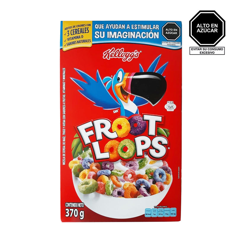 Cereal KELLOGG'S Froot Loops Caja 370g